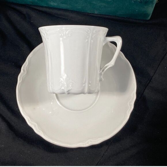 Tischenreuther Hirschenreuth Baronesse 6 Cup & Saucers MINT bone china Germany - Picture 5 of 7